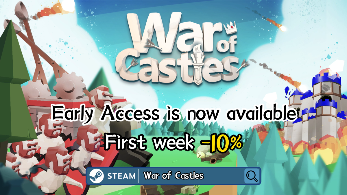 即时战略游戏《War Of Castles》EA版现已发售！玩游戏还要熟读《孙子兵法》？